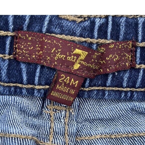 7 For All Mankind Skinny Jeans 24 Months - Picture 7 of 7